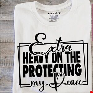 Gildan White Graphic T-Shirt